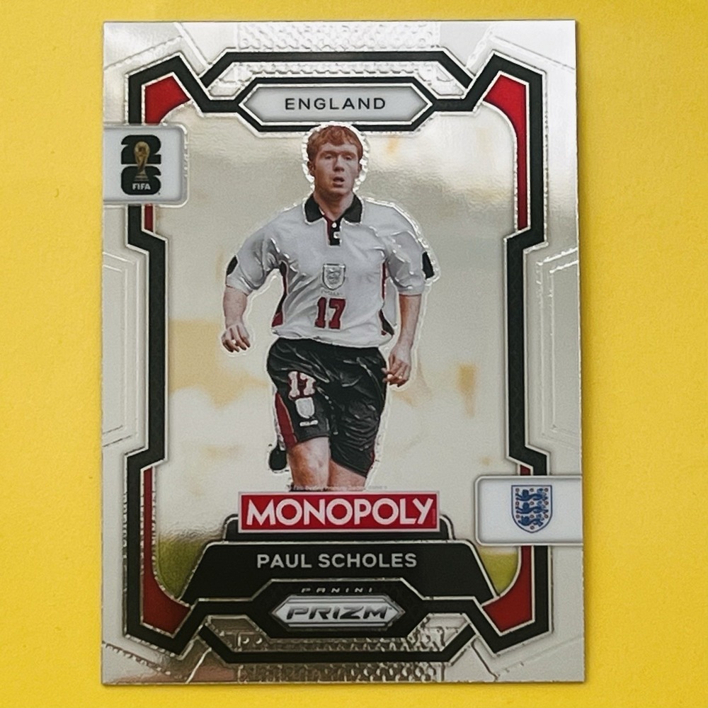 2026 Panini Prizm Monopoly‎ FIFA World Cup Paul Scholes Silver Prizm England #24